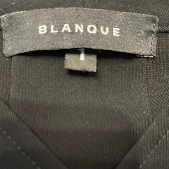 Women's Black and White Blanque Jacket - Picture 8 of 9